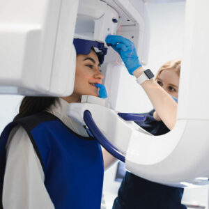 An oral surgery patient receives a Wisdom Tooth Imaging